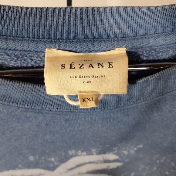 Sezane Sol Sol Club Sweatshirt Size XXL - Picture 4 of 7